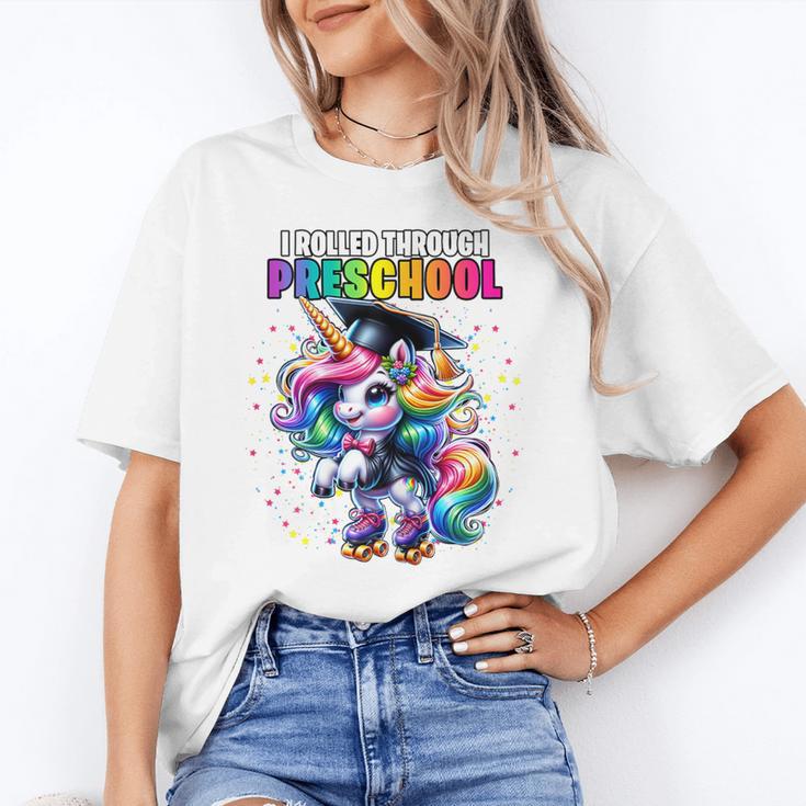 Graduation Preschool Unicorn Roller Skate Girls Pre-K Grad Unisex T-Shirt