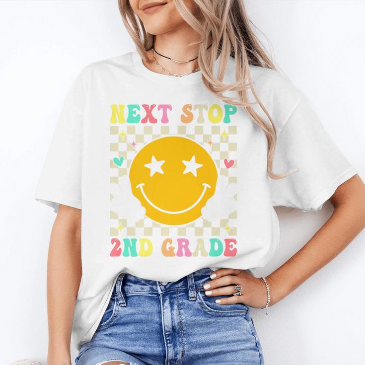 Groovy Next Stop 2nd Grade 1st Grade Graduation 2025 Premium Unisex T-Shirt