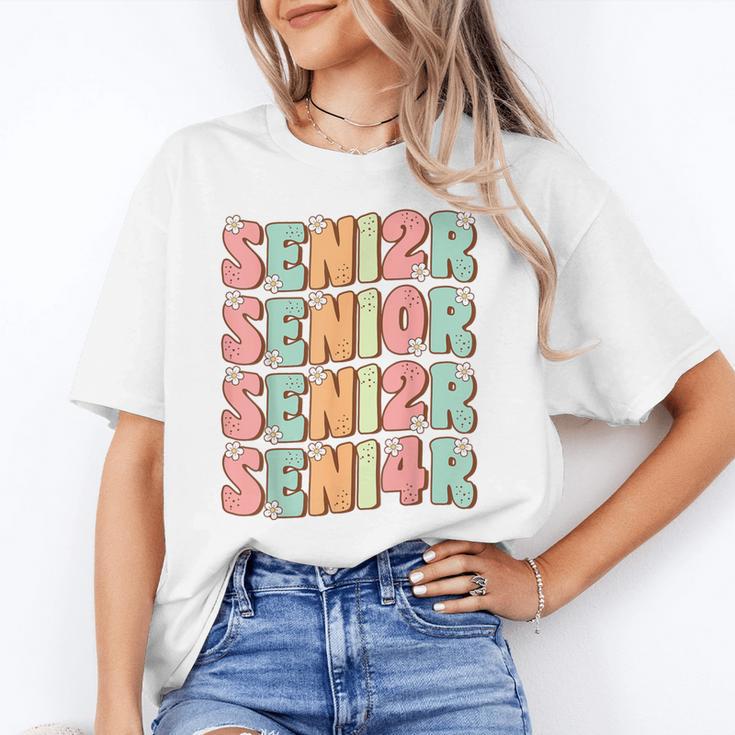 Groovy Senior Graduation Cute Groovy Senior Class Of 2024 Unisex T-Shirt