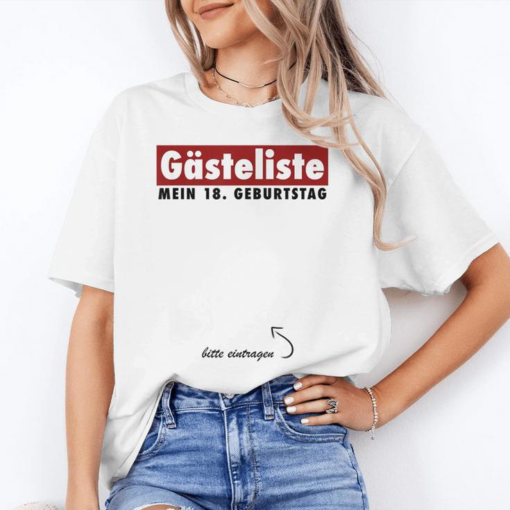 Guest Book 18th Birthday Party Memory Alcohol Unisex T-Shirt Guest Book 18th Birthday Party Memory Alcohol Unisex T-Shirt