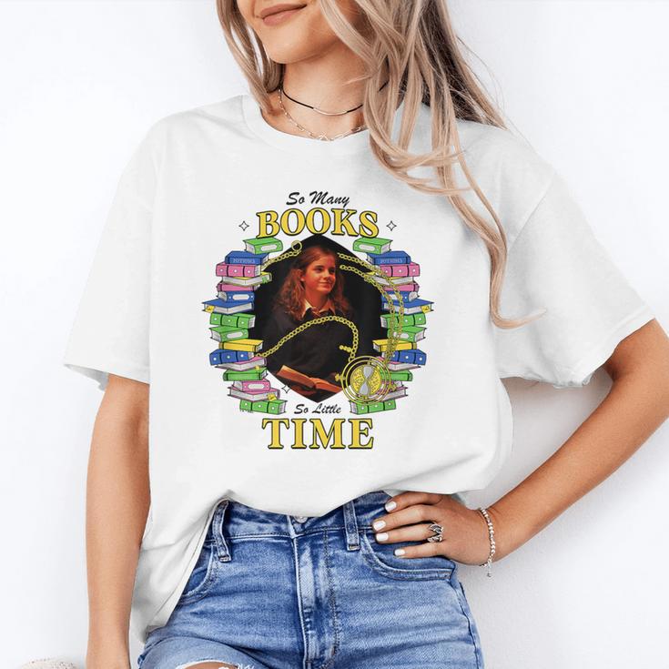 Harry Potter Hermione So Many Books So Little Time Portrait Unisex T-Shirt