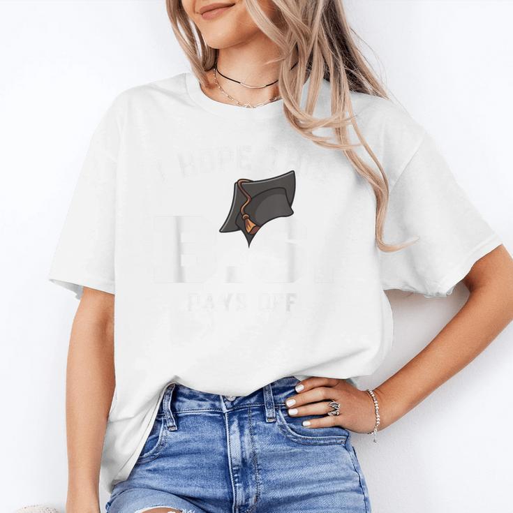 I Hope This BS Pays Off Graduation Bachelors Degree Unisex T-Shirt