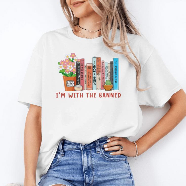 I'm With The Banned Books – Book Lover Librarian Reading Unisex T-Shirt