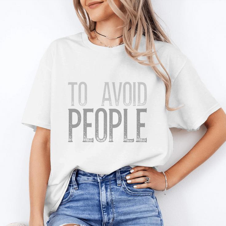 I'm Just Here To Avoid People Saying Sarcasm Introvert Unisex T-Shirt