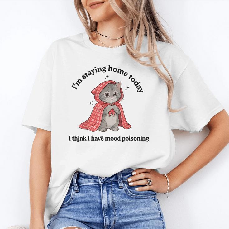 I’m Staying Home Today Cat Introvert Homebody Unisex T-Shirt I’m Staying Home Today Cat Introvert Homebody Unisex T-Shirt