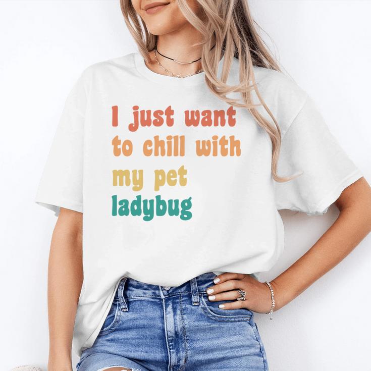 Introvert Pet Ladybug Mom Unisex T-Shirt Introvert Pet Ladybug Mom Unisex T-Shirt