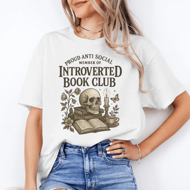 Introverted Book Club Member Anti Social Reader Unisex T-Shirt