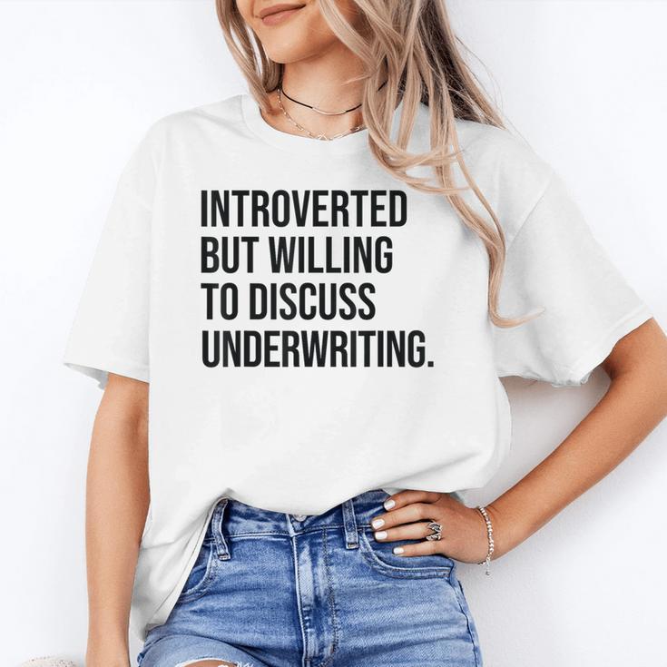 Introverted Underwriter Underwriting Introvert Unisex T-Shirt Introverted Underwriter Underwriting Introvert Unisex T-Shirt