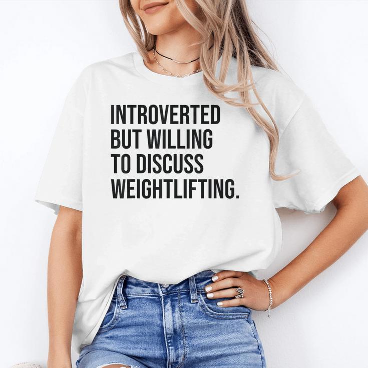 Introverted Weightlifter Gym Weightlifting Introvert Unisex T-Shirt Introverted Weightlifter Gym Weightlifting Introvert Unisex T-Shirt