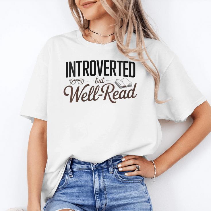 Introverted But Well-Read Book Lover Unisex T-Shirt Introverted But Well-Read Book Lover Unisex T-Shirt
