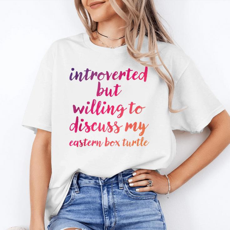 Introverted Willing To Discuss Eastern Box Turtle Introvert Unisex T-Shirt Introverted Willing To Discuss Eastern Box Turtle Introvert Unisex T-Shirt