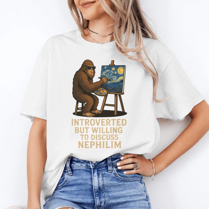 Introverted But Willing To Discuss Nephilim Unisex T-Shirt Introverted But Willing To Discuss Nephilim Unisex T-Shirt