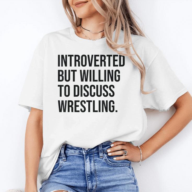 Introverted Wrestler Wrestling Introvert Unisex T-Shirt