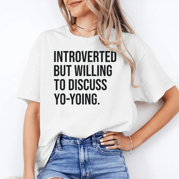 Introverted Yoyo Toy Player Yo-Yo Introvert Unisex T-Shirt