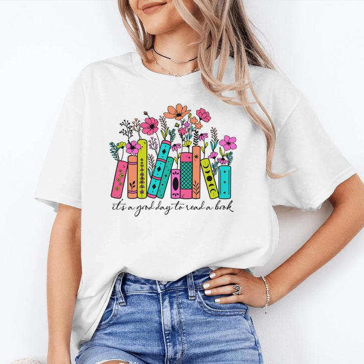 It's A Good Day To Read A Book Floral Book Lovers Librarian Unisex T-Shirt It's A Good Day To Read A Book Floral Book Lovers Librarian Unisex T-Shirt