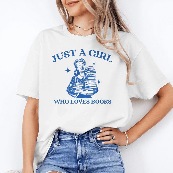 Just a Girl Who Loves Books Book Lover Bookish Unisex T-Shirt