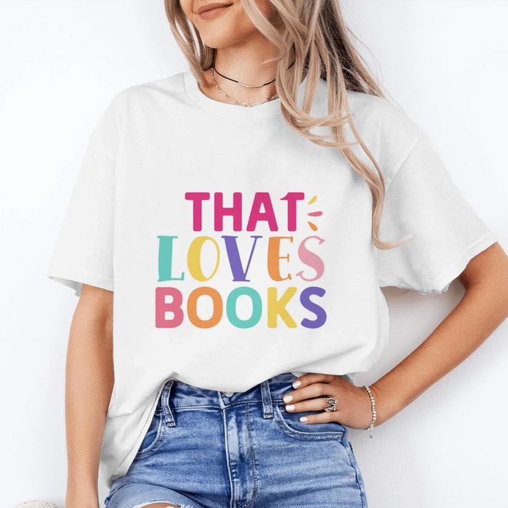 Just a Girl Who Loves Books Reader Girls Bookish Women Unisex T-Shirt