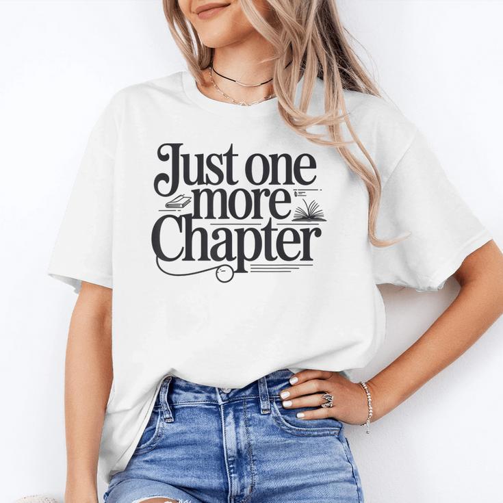 Just One More Chapter Book Lover Quote Reading Unisex T-Shirt Just One More Chapter Book Lover Quote Reading Unisex T-Shirt
