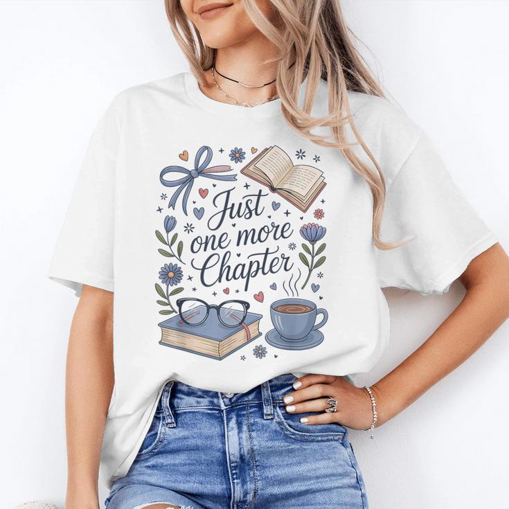 Just One More Chapter Book Lover Reading Quote Unisex T-Shirt Just One More Chapter Book Lover Reading Quote Unisex T-Shirt