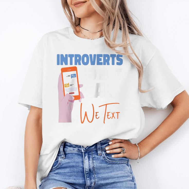 We Just Text Introvert For Quiet People Raglan Baseball Tee Unisex T-Shirt We Just Text Introvert For Quiet People Raglan Baseball Tee Unisex T-Shirt