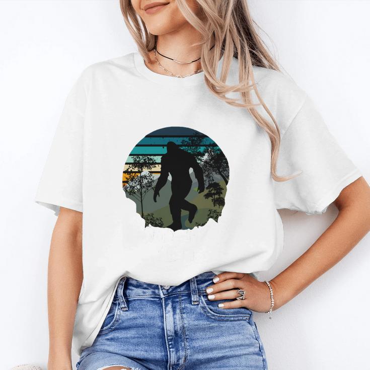 Just Me And My Yeti Retro Sunset Mountain Hiking Introvert Unisex T-Shirt Just Me And My Yeti Retro Sunset Mountain Hiking Introvert Unisex T-Shirt