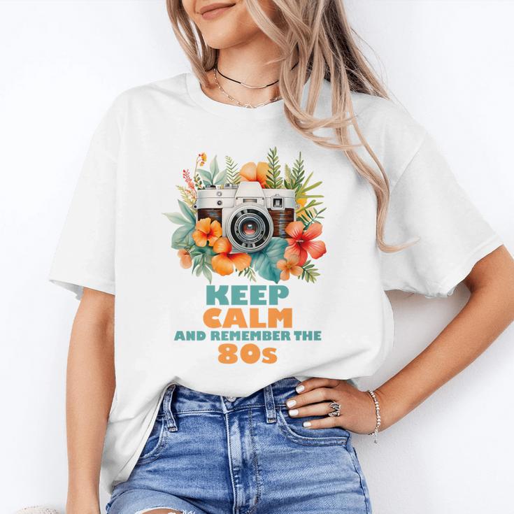 Keep Calm And Remember The 80s Retro Vintage Nostalgia Premium Unisex T-Shirt