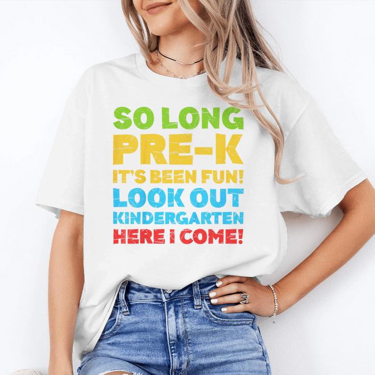 Kids So Long PRE-K It's Been Fun Shirt Boy Girl Graduation Unisex T-Shirt