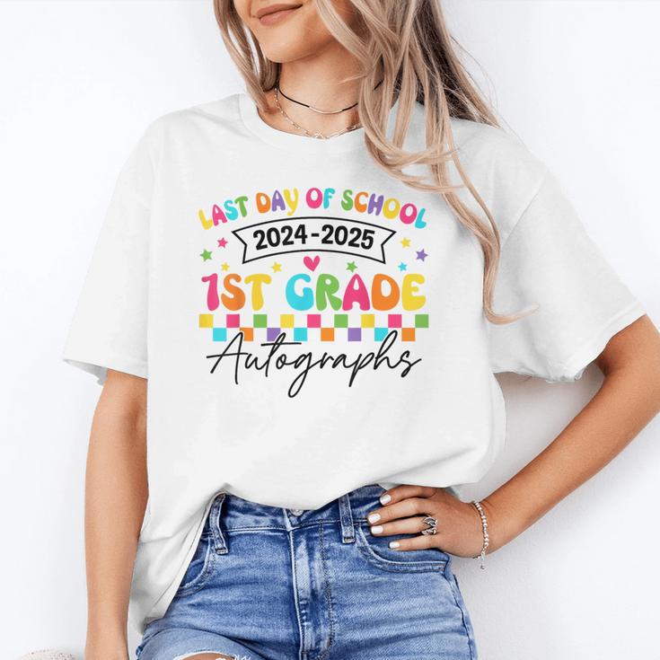 Last Day Of School Autograph 1st Grade Graduation Boys Girls Unisex T-Shirt