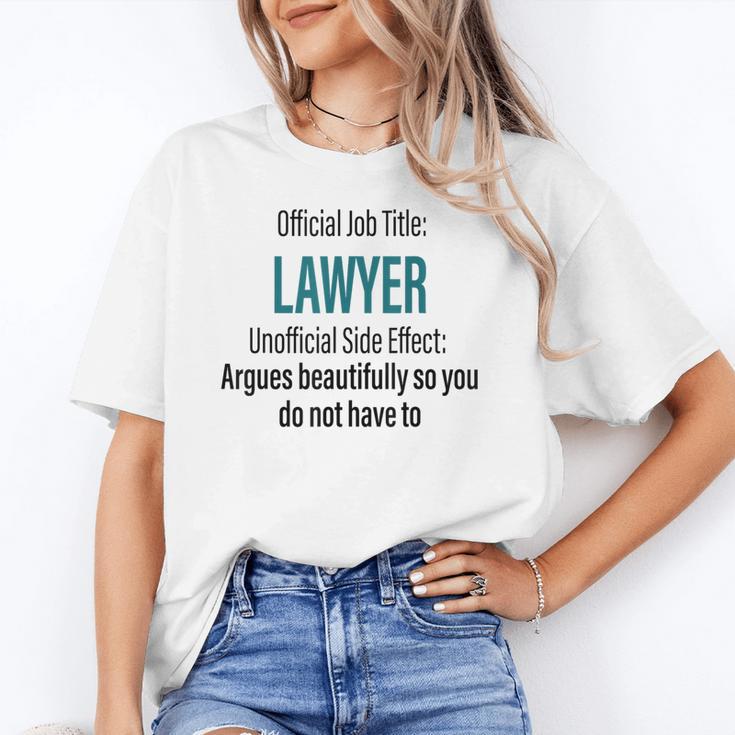 Lawyer Definition Quote Attorney Student Graduation Unisex T-Shirt