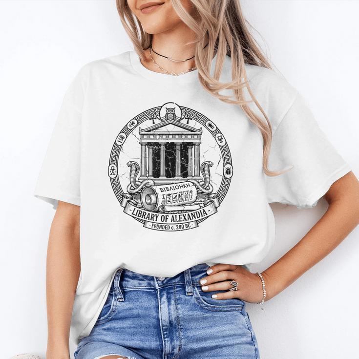 Library Of Alexandria Ancient Book Lover Librarian Books Unisex T-Shirt