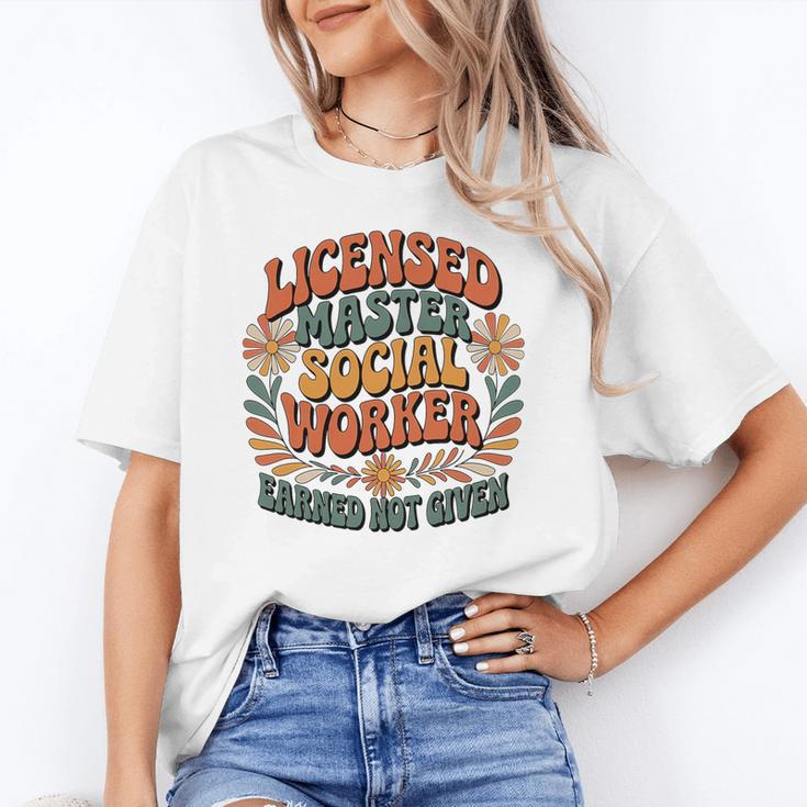 Licensed Social Worker Masters MSW LMSW Graduation 2026 Premium Tri-Blend Unisex T-Shirt