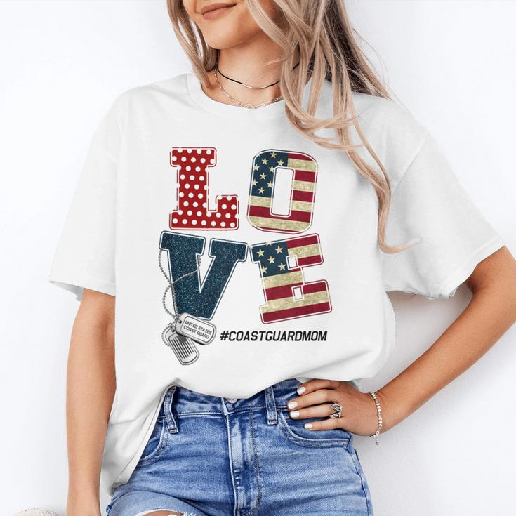 Love Coast Guard Mom Proud Coast Guard Graduation Mom Unisex T-Shirt
