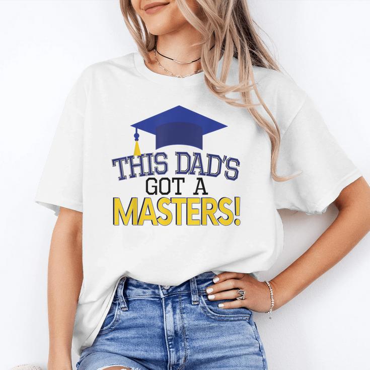 Masters Degree Proud Dad Graduation Shirt MBA Social Work Unisex T-Shirt