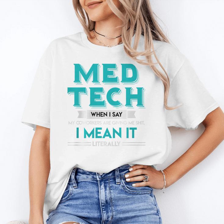 Med Tech Medical Technician Gag Lab Graduation Premium Unisex T-Shirt
