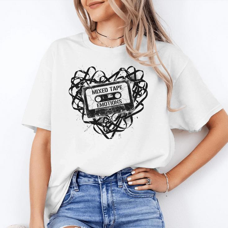 Mixed Tape Emotions Music Lover Nostalgia Quote Premium Tri-Blend Unisex T-Shirt