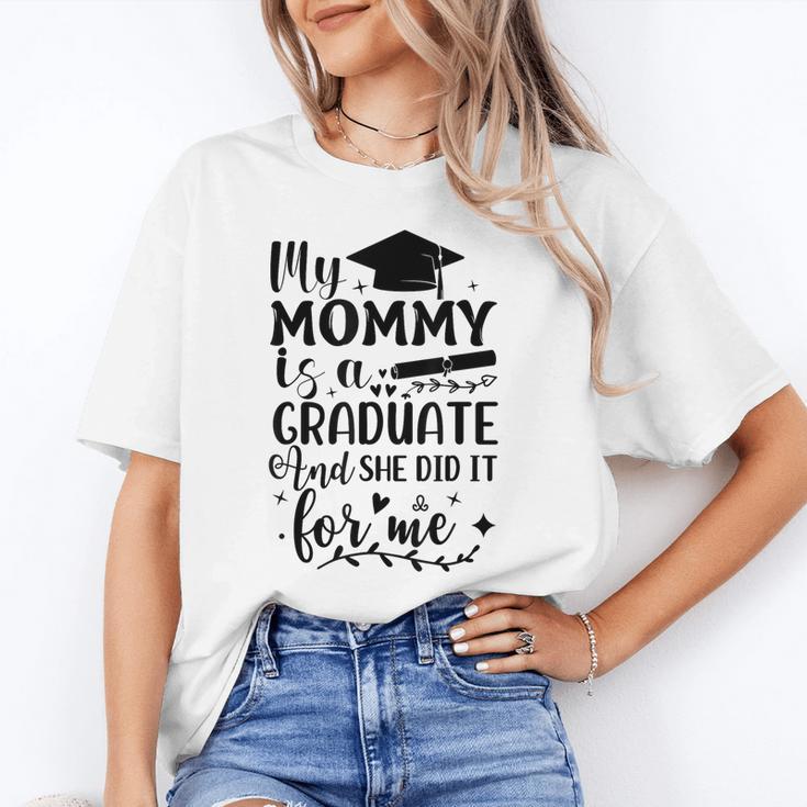 My Mommy Did It And She Did It Graduation Tee For Daughter Unisex T-Shirt