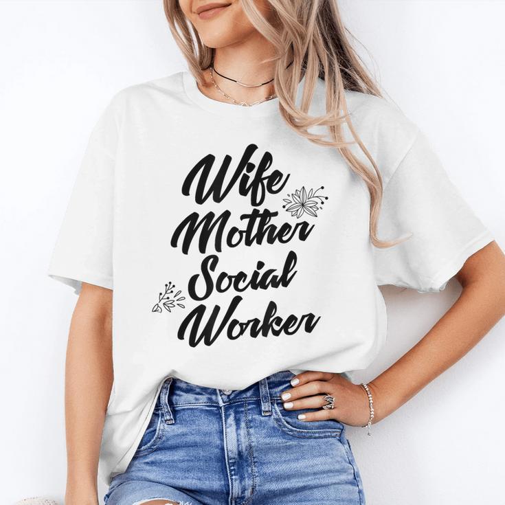 MSW Mom Graduation T-Shirt Social Worker Wife Mother Unisex T-Shirt