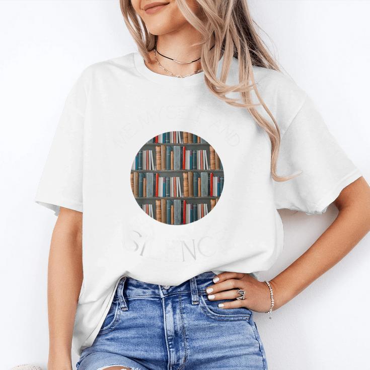 Me Myself And Silence Sarcastic Reading Books Introvert Top Raglan Baseball Tee Unisex T-Shirt Me Myself And Silence Sarcastic Reading Books Introvert Top Raglan Baseball Tee Unisex T-Shirt