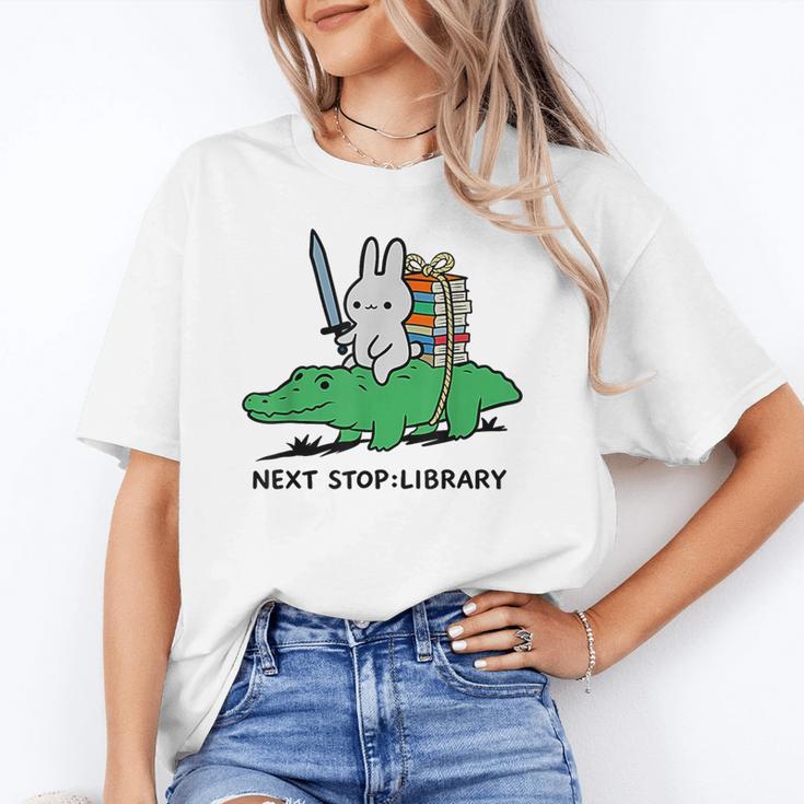 Next Stop Library Reading Book Unisex T-Shirt
