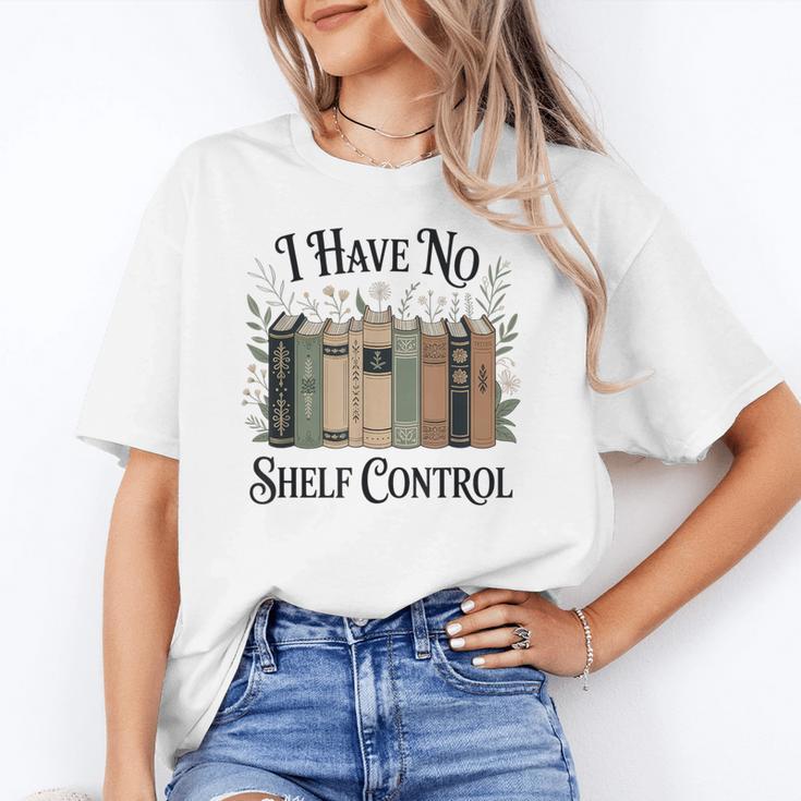 I Have No Shelf Control Book Lover Pun Reader Humor Unisex T-Shirt