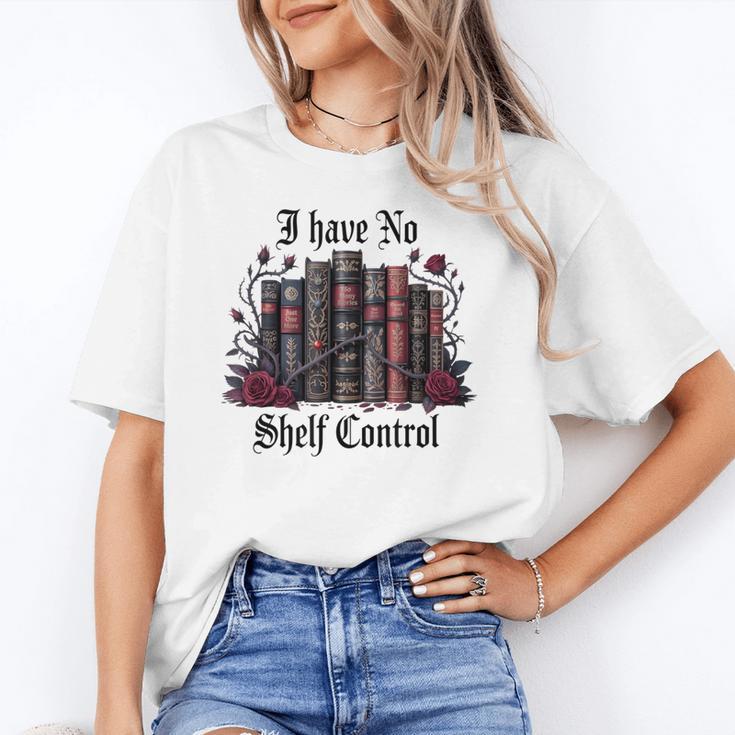 I Have No Shelf Control Dark Academia Book Lover TBR Unisex T-Shirt