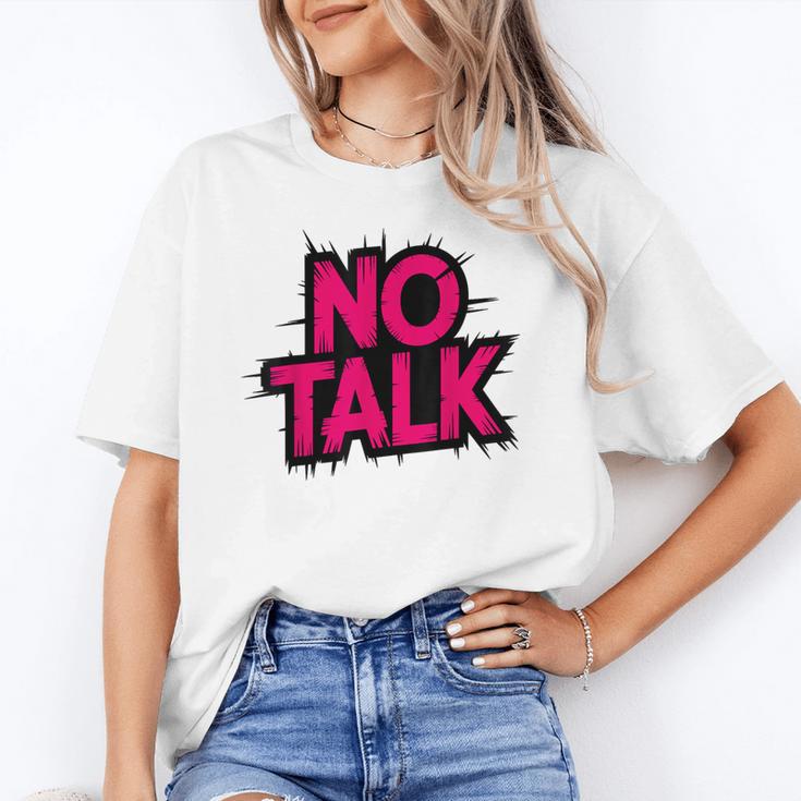 No Small Talk Zone – Introvert Quote Unisex T-Shirt