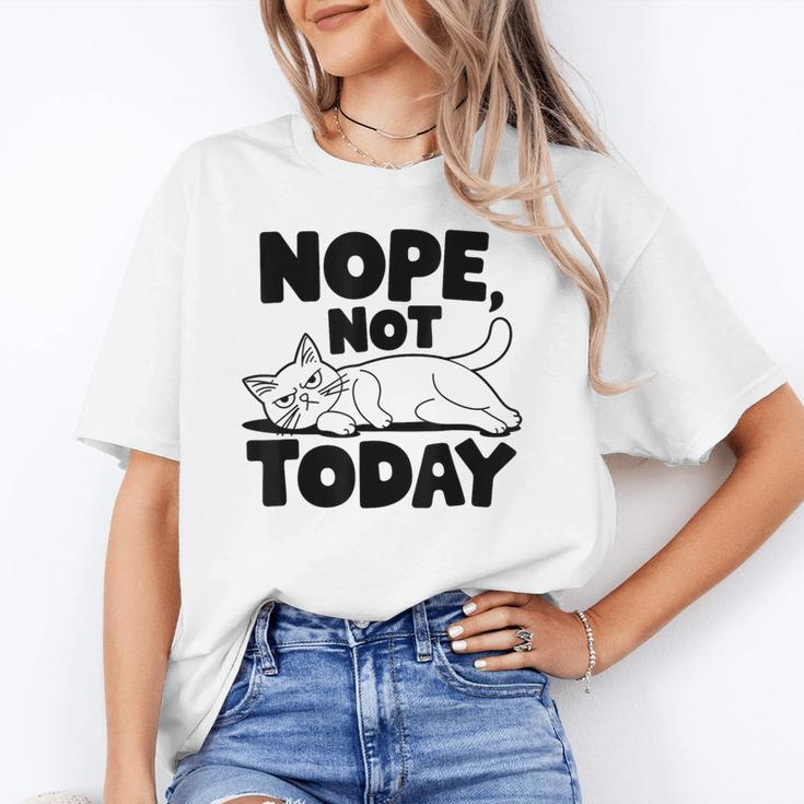 Nope Not Today Antisocial Introvert Cat Lover Men Women Kids Unisex T-Shirt Nope Not Today Antisocial Introvert Cat Lover Men Women Kids Unisex T-Shirt