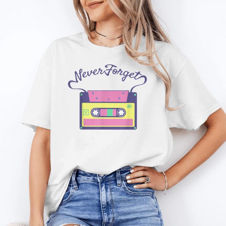 Nostalgia 1980s 80s 90s Costume Party Never Forget Unisex T-Shirt