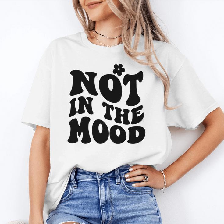 Not In The Mood Anti Social Introvert Sarcastic Retro Unisex T-Shirt Not In The Mood Anti Social Introvert Sarcastic Retro Unisex T-Shirt