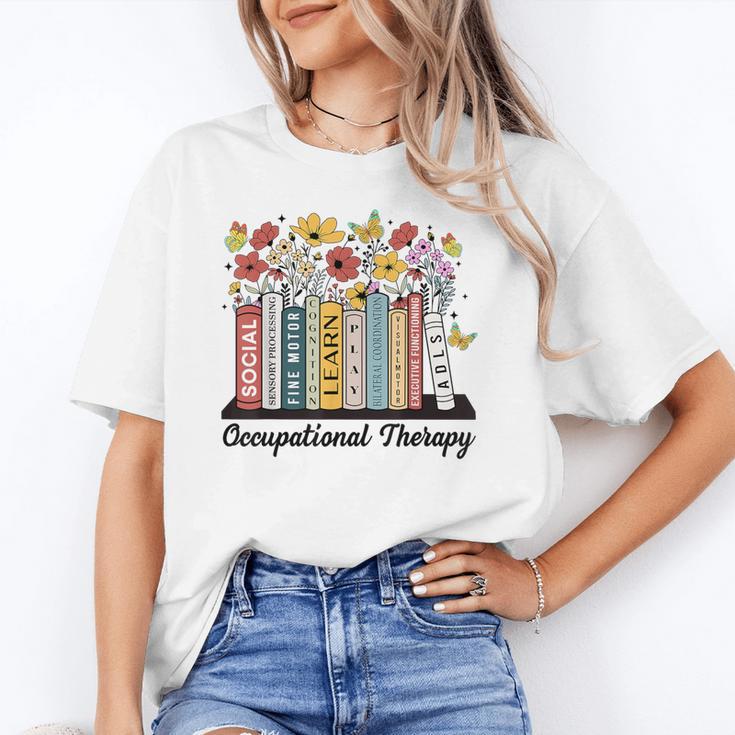 Occupational Therapy Wildflower Book OT Therapist Assistant Unisex T-Shirt
