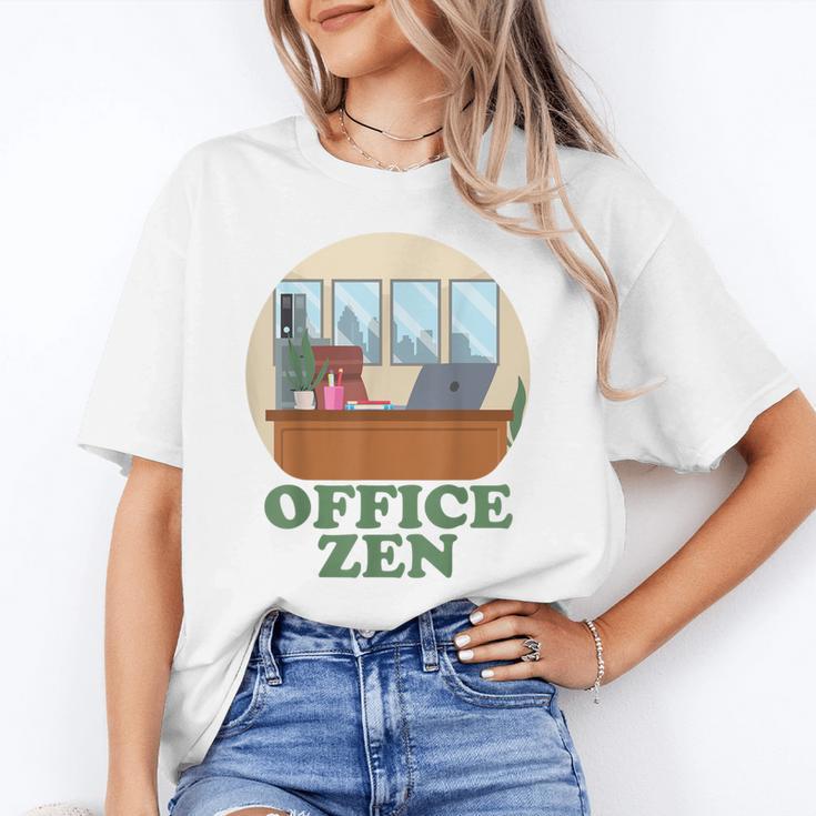Office Zen Introvert Office Staff Secretary Employee Admin Unisex T-Shirt