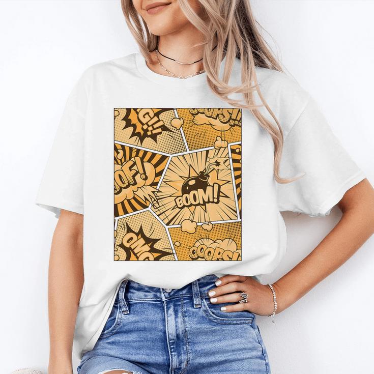 Orange Comic Book Orange Color Graphic Premium Tri-Blend Unisex T-Shirt