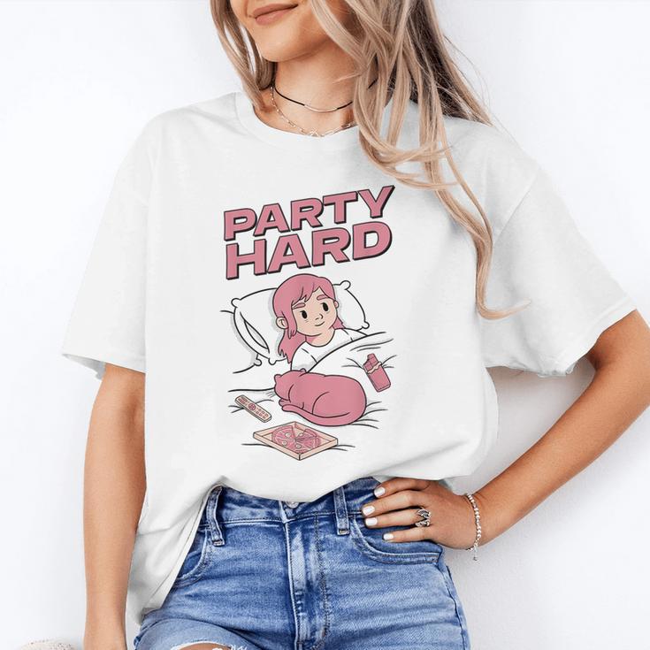 Party Hard Comfortable Stay At Home Introvert Unisex T-Shirt Party Hard Comfortable Stay At Home Introvert Unisex T-Shirt