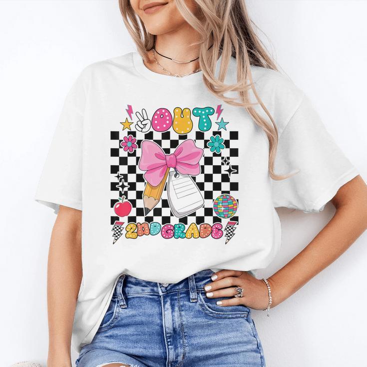 Peace Out 2nd Grade Graduation Last Day School Second Grade Unisex T-Shirt